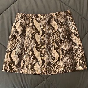 Urban Outfitters Snakeskin Skirt, Size Small NEW WITH TAG, NEVER WORN!